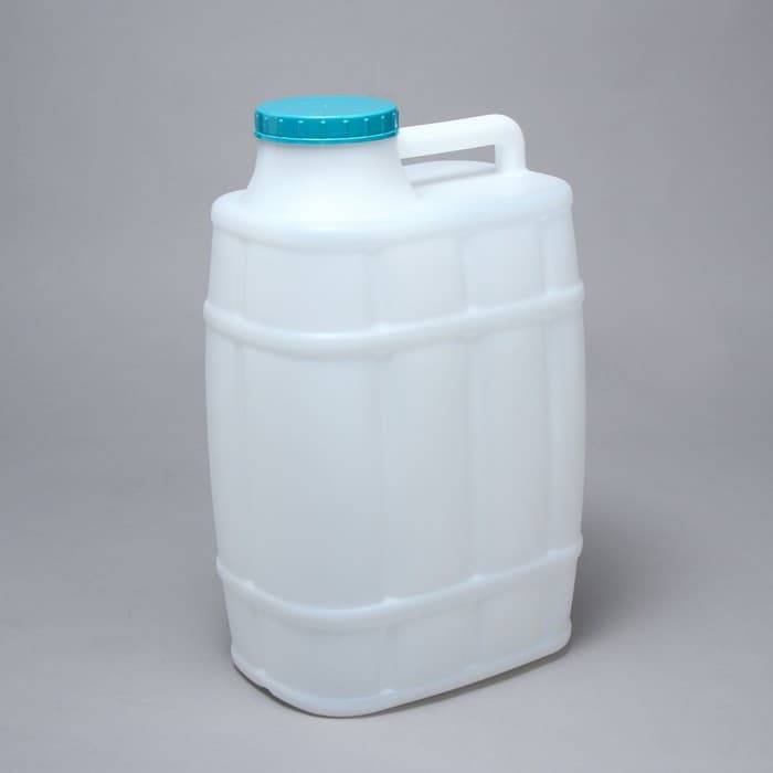 Канистра пищевая «Бочонок», 25 л, пластиковая, белая