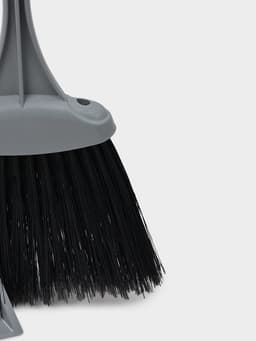 Веник с совком Альтернатива «Комфорт», пластик, МИКС