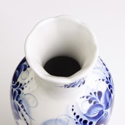 Ваза для цветов, сухоцветов «Оля», 27 см, фарфор, гжель