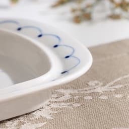 Маслёнка фарфор «Тюльпан», 16×10.5×10 см, гжель