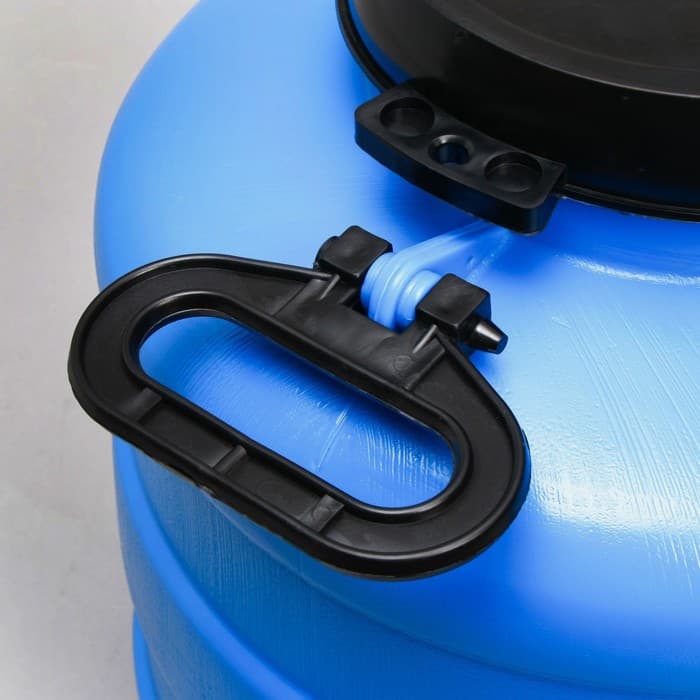 Фляга пищевая, 30 л, горловина 18.5 см, пластиковая, синяя