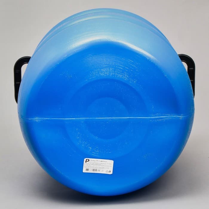 Фляга пищевая, 30 л, горловина 18.5 см, пластиковая, синяя