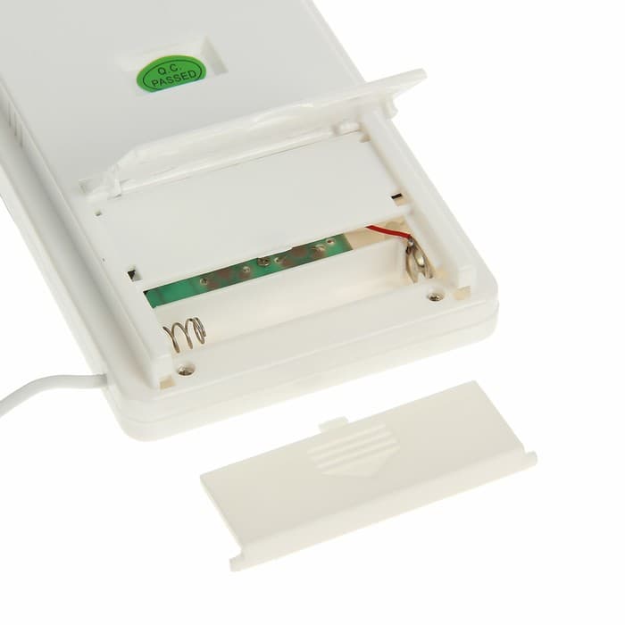 Термометр электронный Luazon LTR-07, 2 датчика температуры, датчик влажности, белый