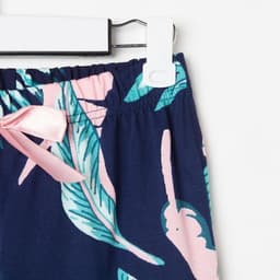 Брюки домашние прямые женские KAFTAN Tropical dream, размер 40-42, синие