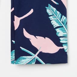 Брюки домашние прямые женские KAFTAN Tropical dream, размер 40-42, синие