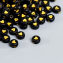 Набор бусин для рукоделия и плетения «Арт Узор. Золотое сердце на круге», 20 г, пластик, 0.7×0.7×0.4 см