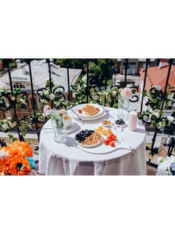 Блюдо для подачи Magistro «Гриль Бланш», d=30.5 см, фарфор, белое