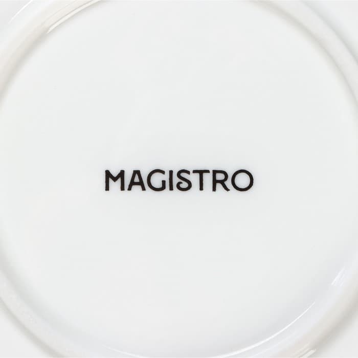 Блюдо фарфоровое сервировочное Magistro «Рыбка Бланш», 28×20 см, белое