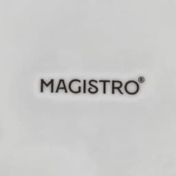 Блюдо с соусником Magistro «Клубника Бланш», 20×17 см, фарфор, белое