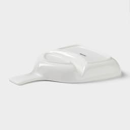 Менажница Magistro «Бланш», 26×19×4 см, 2 ячейки, фарфор, белая