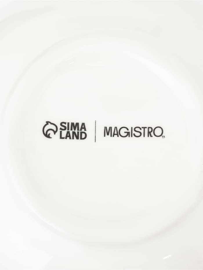 Чайник заварочный Magistro «Бланш», 600 мл, фарфор, белый