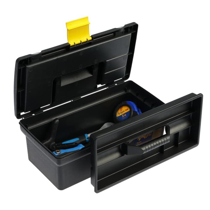 Ящик для инструмента ТУНДРА, 13", 330×175×125 мм, пластиковый, органайзер