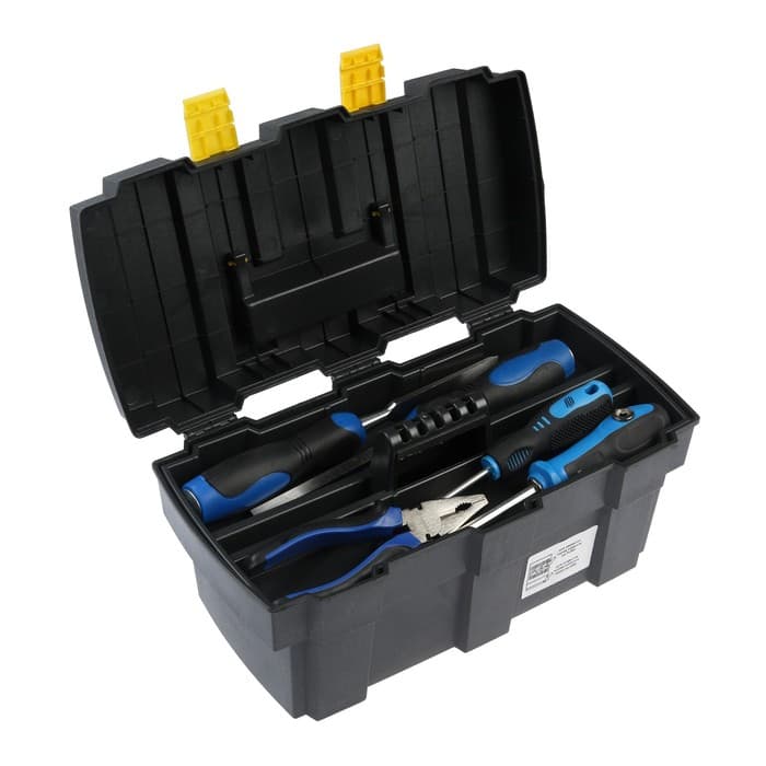 Ящик для инструмента ТУНДРА, 13", 330×177×155 мм, пластиковый, подвижный лоток