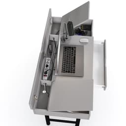 Стол многофункциональный Polini Mirum, 1400×600×760 мм, цвет серый