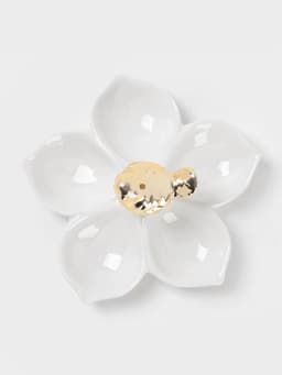 Менажница 5 ячеек Magistro «Голубка», 15.5×6.5, керамика, белая с золотом