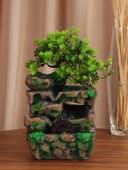 Фонтан настольный «Летний сад», 16×30 см, с подсветкой, без шарика