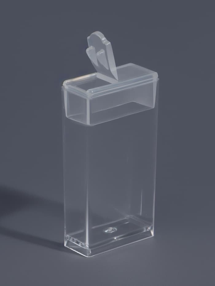 Органайзер для хранения мелочей, 64 баночки, 13×22×5 см, с наклейками, прозрачный