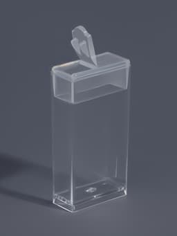 Органайзер для хранения мелочей, 64 баночки, 13×22×5 см, с наклейками, прозрачный