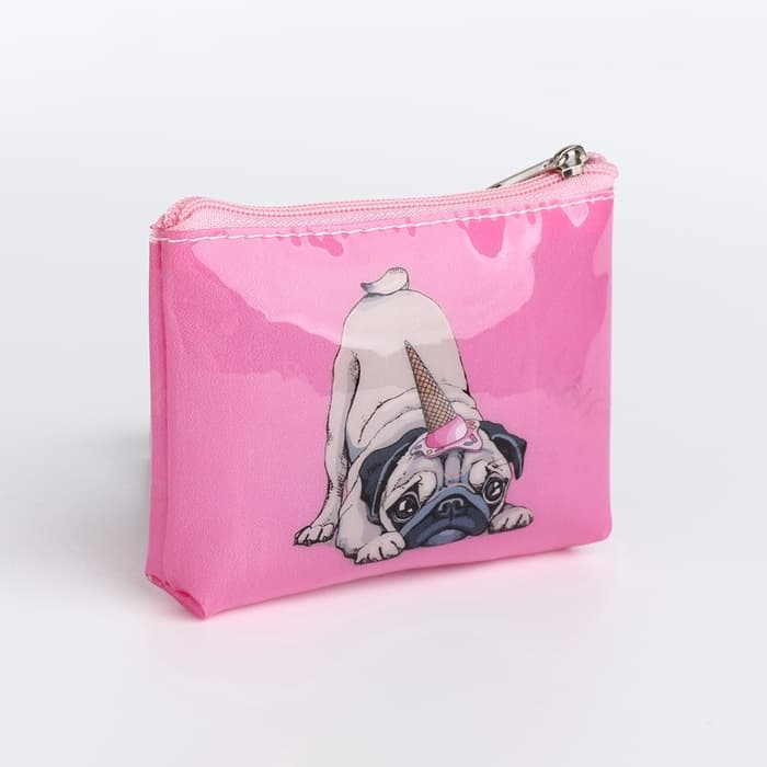 Кошелёк детский «Котики и мопсики» Выбражулька, маленький, монетница, МИКС