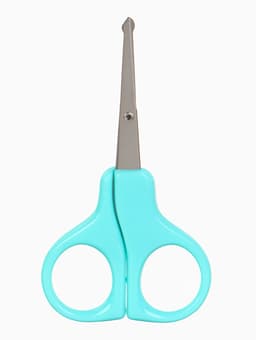 Ножницы маникюрные, детские, закругленные кончики, Крошка Я, бирюзовый