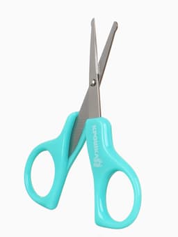 Ножницы маникюрные, детские, закругленные кончики, Крошка Я, бирюзовый