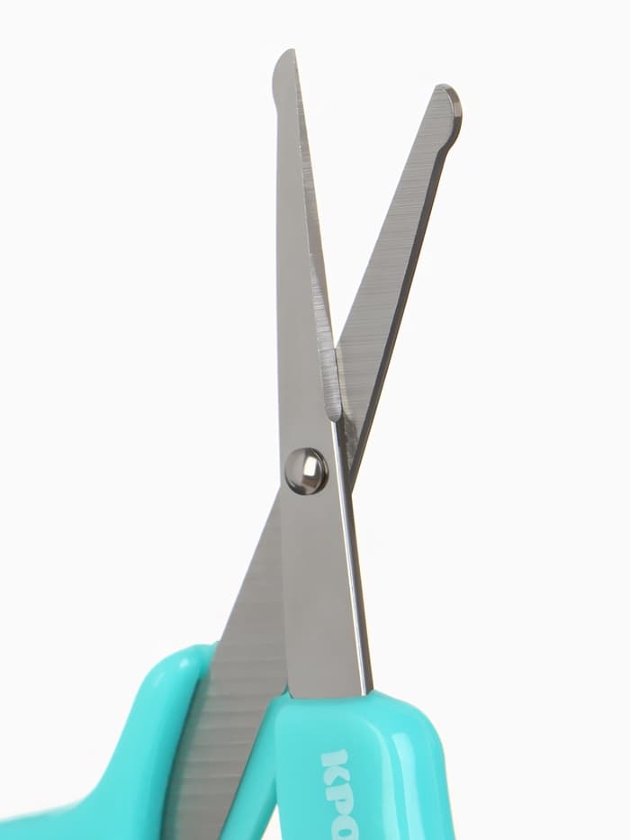 Ножницы маникюрные, детские, закругленные кончики, Крошка Я, бирюзовый