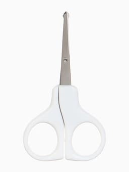 Ножницы маникюрные, детские, закругленные кончики, Крошка Я, белый