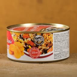 Плов узбекский «Праздничный» с курагой, 325 г, консервированный