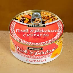 Плов узбекский «Праздничный» с курагой, 325 г, консервированный