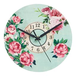 Часы настенные, интерьерные, «Пионы», d=23.5 см