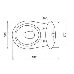 Унитаз компакт ЛЗСФ «Вершок», детский, нижняя подводка, сиденье, кнопка
