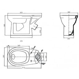 Унитаз компакт ЛЗСФ «Комфорт Стандарт», нижняя подводка, сиденье, кнопка