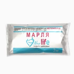 Марлевый отрез медицинский нестерильный 300×90 см, 30 г/м²