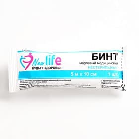 Бинт медицинский нестерильный 10×500 см, 30 г/м²