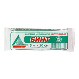Бинт медицинский нестерильный 10×500 см, 26 г/м²