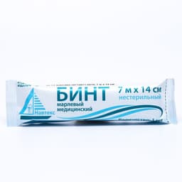 Бинт медицинский нестерильный 14×700 см, 27 г/м²