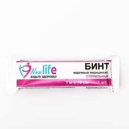 Бинт медицинский стерильный 10×500 см 30 г/м²