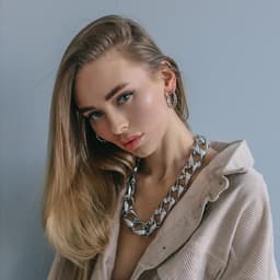 Колье «Цепь гранж» квадратное плетение, цвет глянцевое серебро, 50 см