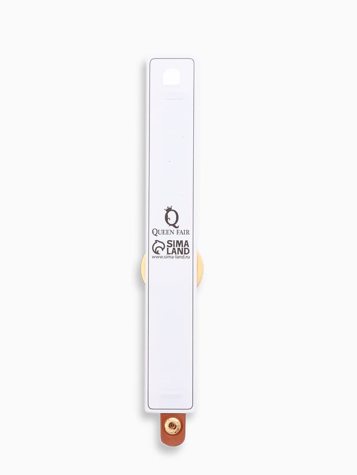 Браслет кожаный «Помпеи», L=21 см, заклёпки, коричневый в золоте