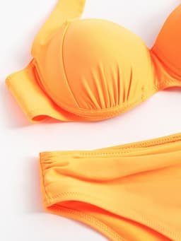 Купальник раздельный бельевой женский MINAKU Classic, размер 42, оранжевый