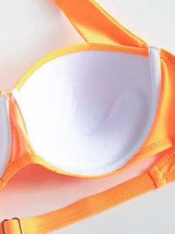 Купальник раздельный бельевой женский MINAKU Classic, размер 42, оранжевый