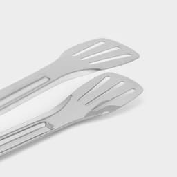 Щипцы кухонные Доляна «Яркость», 28.5×4.5 см, нержавеющая сталь, 201 марка стали, красные