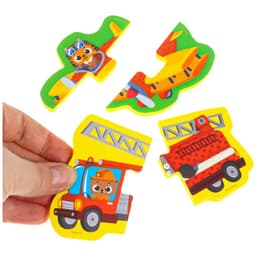 Пазлы мягкие для малышей Крошка Я «Транспорт», 5 пазлов, от 1 года