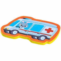 Пазлы мягкие для малышей Крошка Я «Транспорт», 5 пазлов, от 1 года