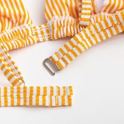 Купальник раздельный женский MINAKU Stripe, размер 50, желтый