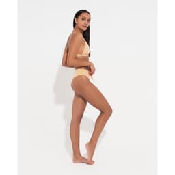 Купальник раздельный женский MINAKU Stripe, размер 50, желтый