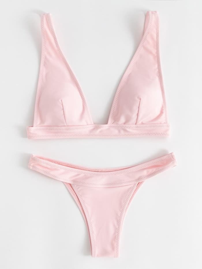 Купальник женский раздельный MINAKU «Fruity girl», размер 48, цвет жемчужный