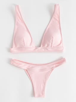 Купальник женский раздельный MINAKU «Fruity girl», размер 48, цвет жемчужный