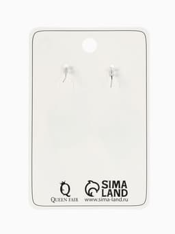 Серьги ассорти «Капля» изящность, ажурная, цвет чёрный в чернёном серебре