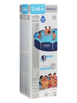 Бассейн каркасный Steel Pro, 366×76 см, круглый, 56706 Bestway